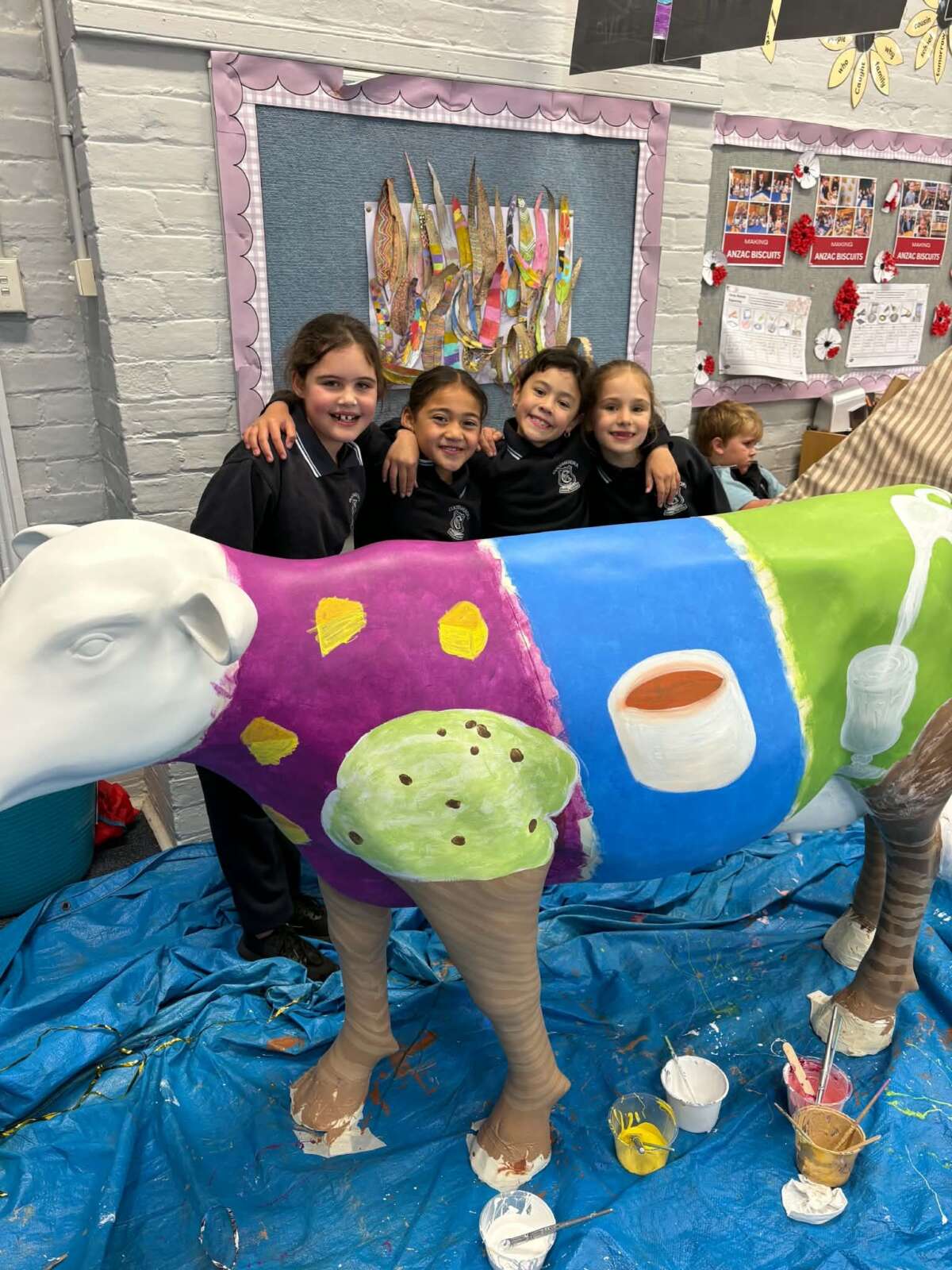 Cow painting at Cootamundra Public School