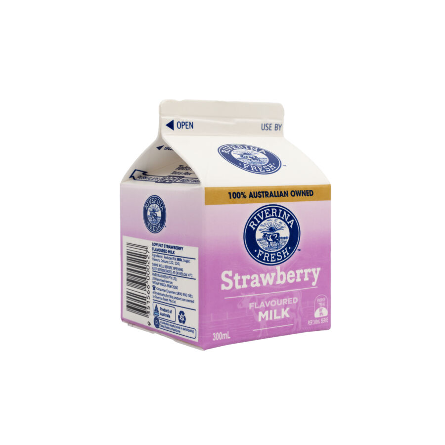 300 Ml Strawberry SIDE FRONT BARCODE TETRA