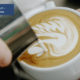 The latte art- the swan