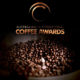 Australian International Coffee Awards logo with coffee beans
