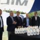 Panel standing behind a table of Riverina Fresh milk