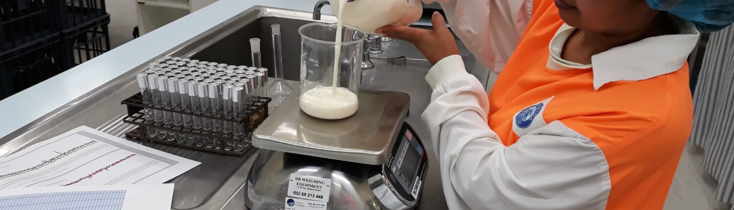 Lab testing of milk