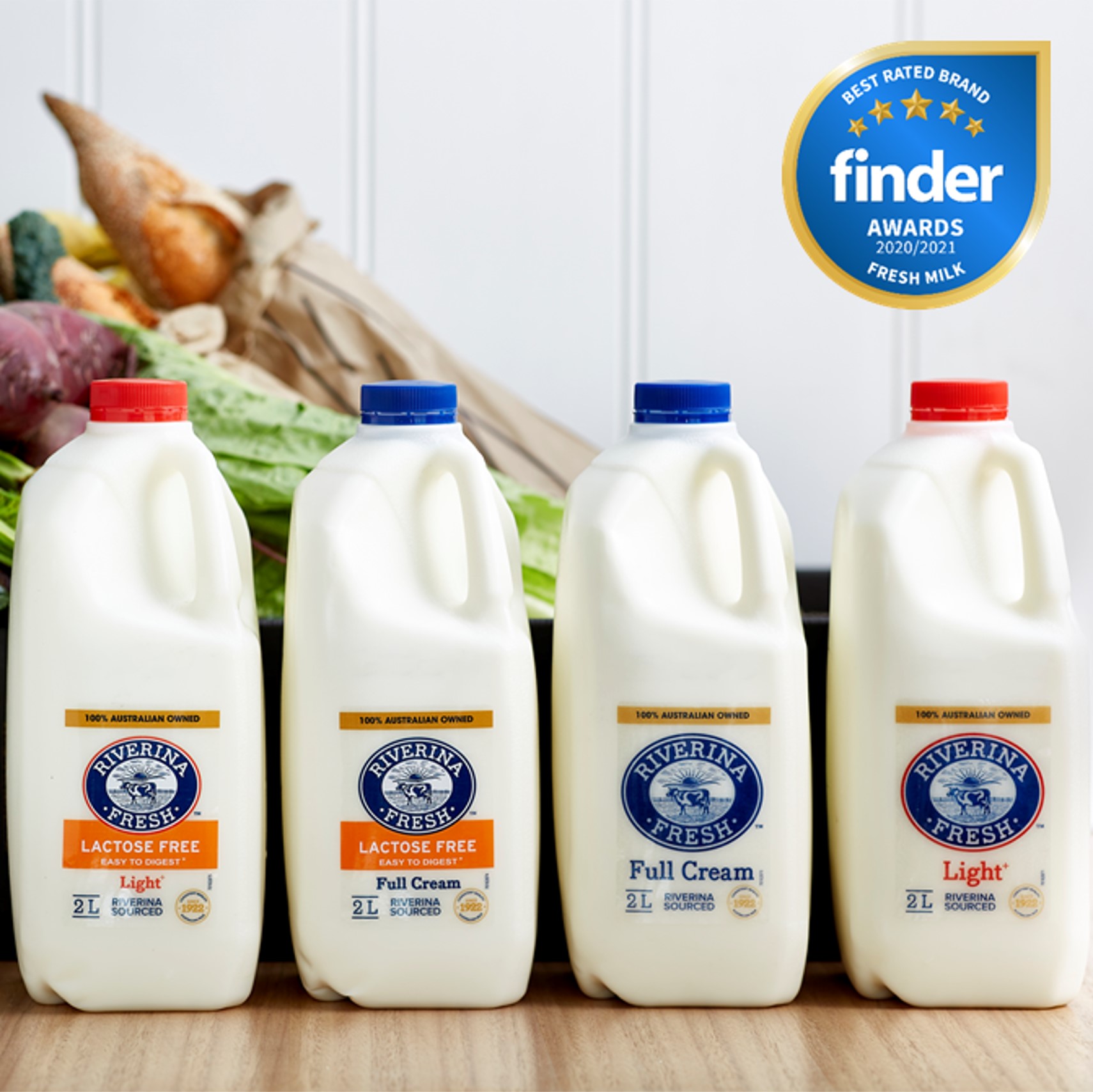 Riverina Fresh Wins Finder Retail Award For Best Rated Fresh Milk Brand Riverina Fresh